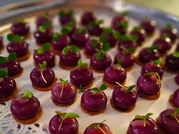 Biet bonbon schaal liggend